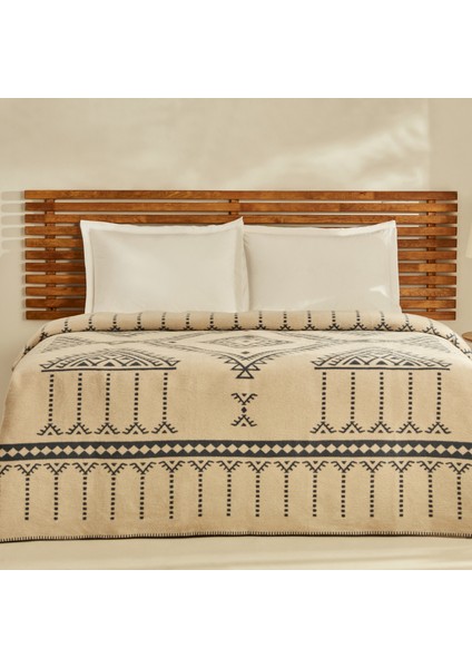 Marla Çift Kişilik Pamuklu, Yumuşak Dokulu Battaniye 200x220 cm – Sıcak ve Konforlu