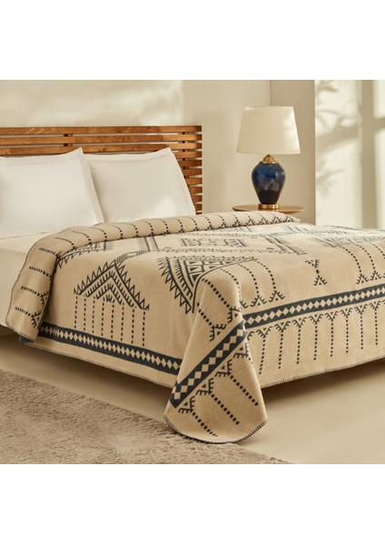 Marla Çift Kişilik Pamuklu, Yumuşak Dokulu Battaniye 200x220 cm – Sıcak ve Konforlu modelleri