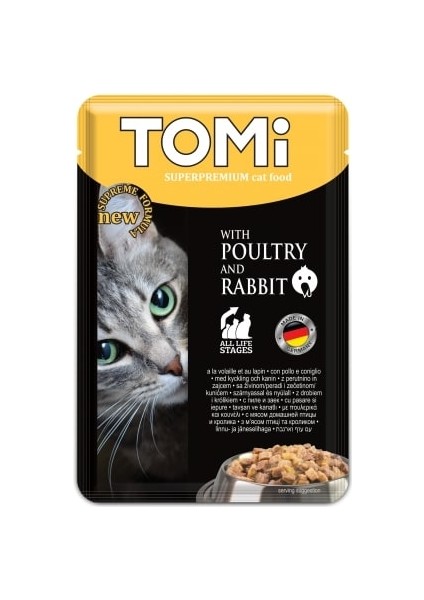 Kedi Kümes Hayvanı & Tavşan Pouch Mama 100gr