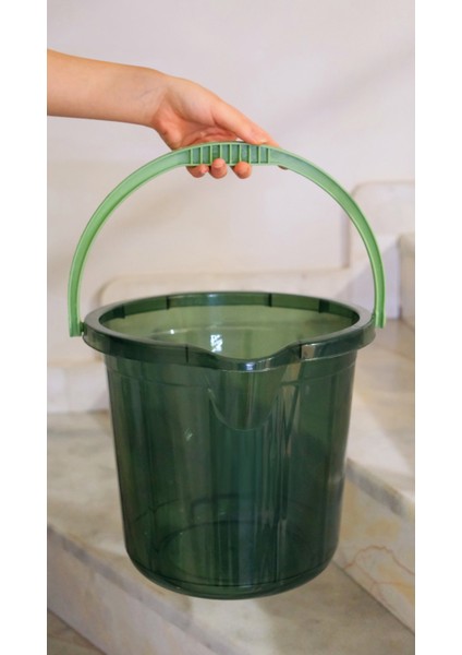 Kapaksız Su Kovası 13 Litre 1 Adet Green Gagalıtemizlik Kovası Temizlik Kovası