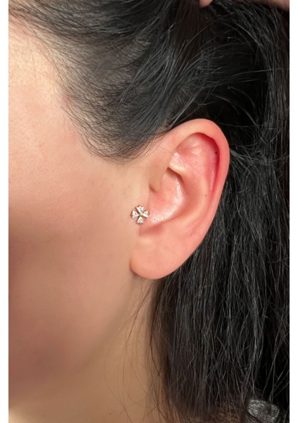 Kadın 925 Ayar Gümüş Piercing