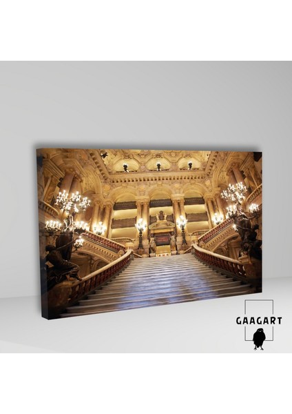 Tekli Yatay Kanvas Duvar Tablosu Ihtişamlı Mimarı Yapı Görseli fiyatları