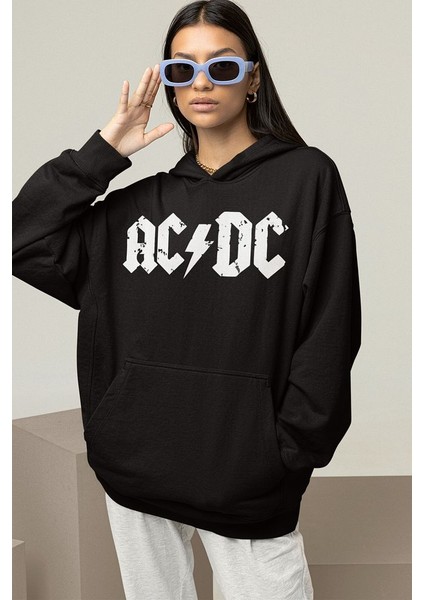 Rock Metal Müzik Grubu Baskılı Unisex Oversize Ac Dc Hoodie fiyatları