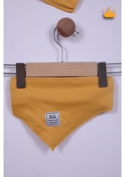 Babyhola 45CM Prematüre Serisi Pamuk Dıştan Dikişli Boydan Çıtçıtlı Tulum Bere Önlük Takım 22432