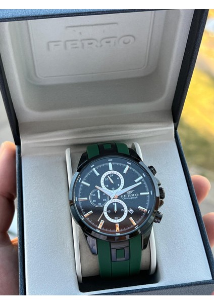 Silikon Kordon Iç Fonksiyonları Aktif 30 mt Suya Dayanıklı Erkek Kol Saati EFM.31380-Y5