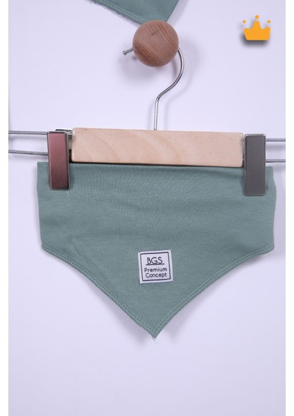 Babyhola 48CM Prematüre Serisi Pamuk Dıştan Dikişli Boydan Çıtçıtlı Tulum Bere Önlük Takım 22432