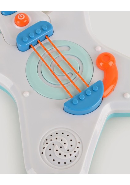 Işıklı Müzikli ve Çok Fonksiyonlu Rock'n Roll Gitar