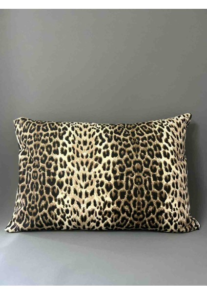 Leopar Desenli Yastık Kılıfı