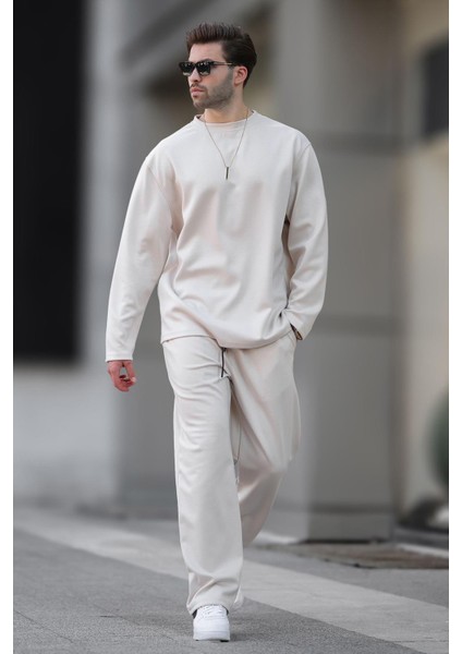 Ekru Basic Uzun Kollu Eşofman Takımı 5960 fiyatları