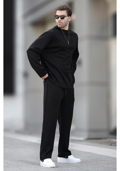 Siyah Basic Uzun Kollu Eşofman Takımı 5960 fiyatları