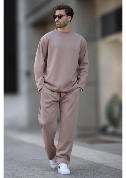 Bej Basic Uzun Kollu Eşofman Takımı 5960 fiyatları