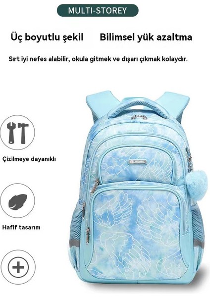 Öğrencileri Için Süper Hafif Sırt Çantası (Yurt Dışından)
