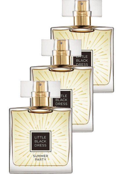 Little Black Dress Summer Party Kadın Parfüm EDP Üçlü Set 50 ml
