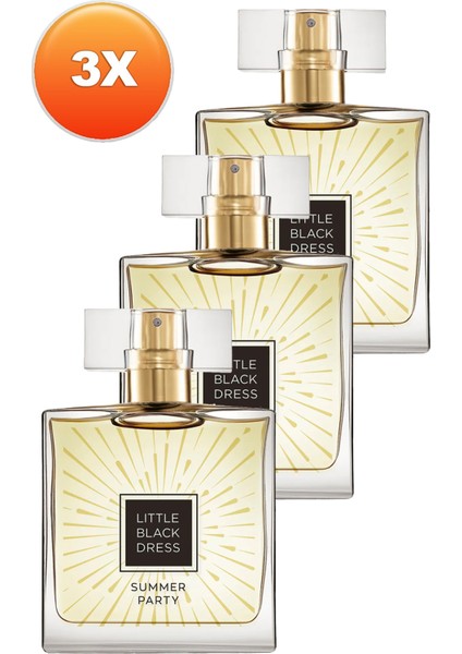 Little Black Dress Summer Party Kadın Parfüm EDP Üçlü Set 50 ml fiyatları