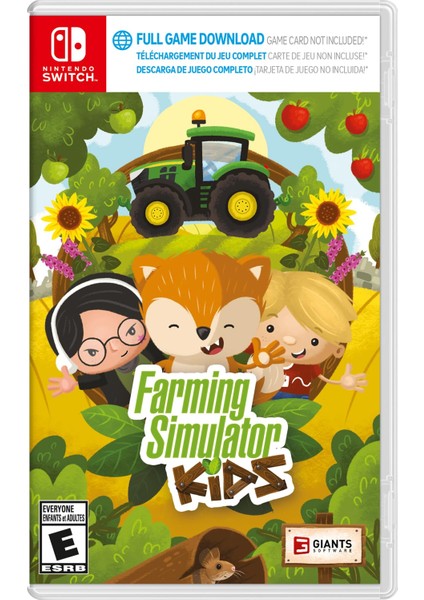 Farming Simulator Kids Nintendo Switch Oyun (Dijital İndirme Kodu)