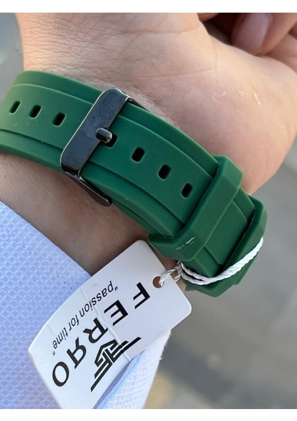 Silikon Kordon Iç Fonksiyonları Aktif 30 mt Suya Dayanıklı Erkek Kol Saati EM11340-ZJ indirimleri