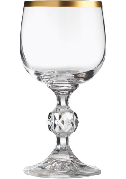 6'lı Bohemia Kristal Sterna Gold Kahve Yanı Kadehi