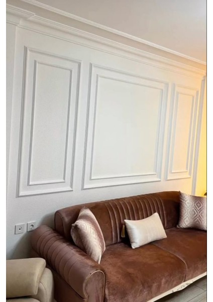 Boyanabilir Dekoratif Hazır Kesimli Duvar Çıtası Kolay Kurulum Salon Antre Modern Tasarım