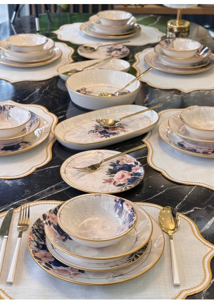 27 Parça Modern Atlas Yemek Takımı