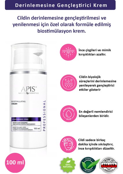 Exosemes Pro Biyostimüle Edici Krem 100 ml