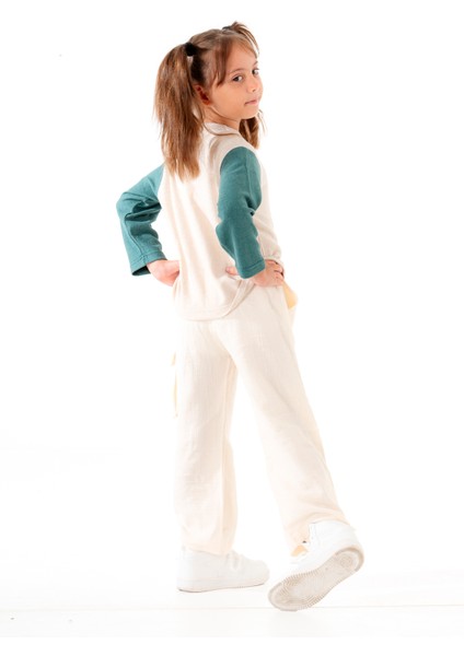 – Frog Baskılı Yeşil/beyaz, Yumoş Kumaş, Bisiklet Yaka Çocuk T-Shirt modelleri