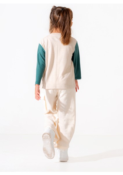 – Frog Baskılı Yeşil/beyaz, Yumoş Kumaş, Bisiklet Yaka Çocuk T-Shirt fırsatları