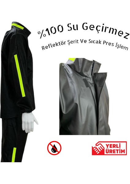 Beymoto Pvc Reflektörlü Yağmurluk Takımı fiyatları