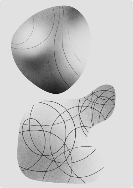 Beyaz-Gri Soyut Balonlar Kombini |Çerçeveli Cam Tablo 3lü Dikey fırsatları