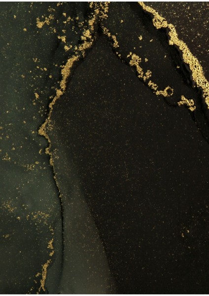 Siyah-Gold-Yeşil Soyut Kombin |Çerçeveli Cam Tablo 3lü Dikey fiyatları