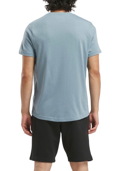 Athlete Tee 2.0 Rbk-Endur Havacı Mavı Erkek Kısa Kol T-Shirt