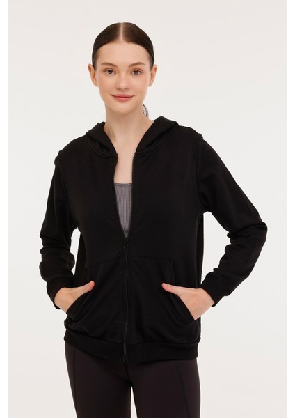 Wb Agnes 18BT209 4pr Siyah Kadın Eşofman Üstü