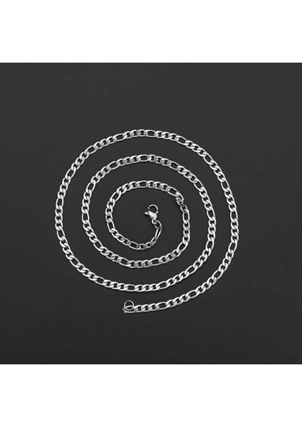 Çelik Figaro Zincir Kolye Unisex 65CM modelleri