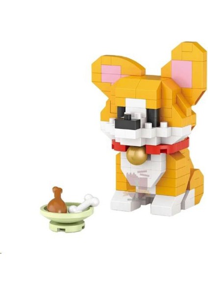 8605 Mikro Blok Çanta Corgi Köpek