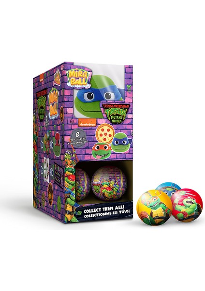 Miraball Ninja Kaplumbağa Mini Sürpriz Peluş CDU28-M14115