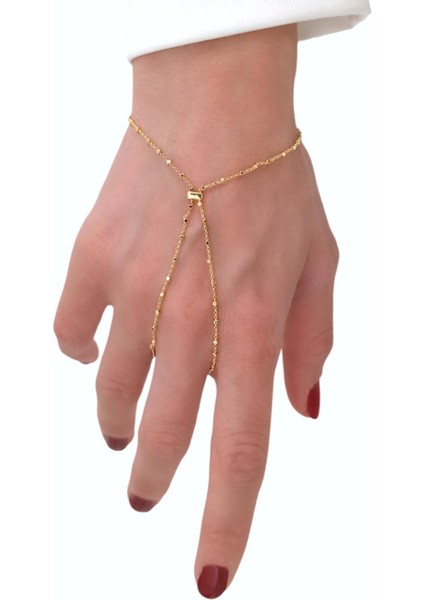 Premium Minik Kare Topcuk Şahmeran Bileklik