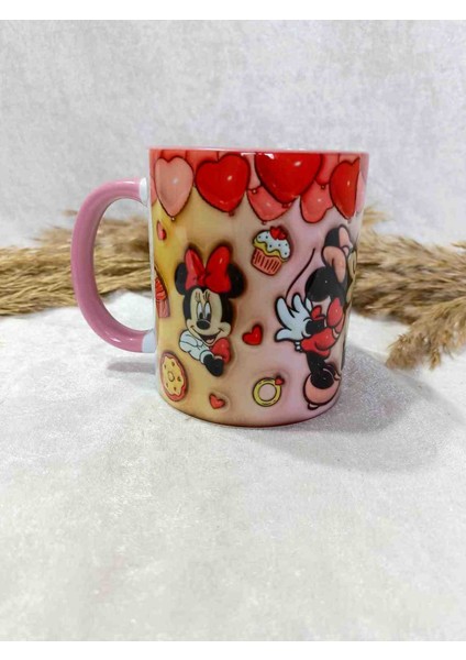 Micky And Minnie porselen Kupa