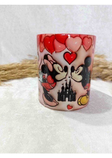 Micky And Minnie porselen Kupa