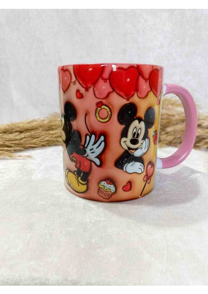 Micky And Minnie porselen Kupa