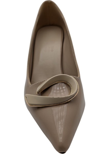 Luxespike Kadın Stiletto- Vizon - 40 modelleri