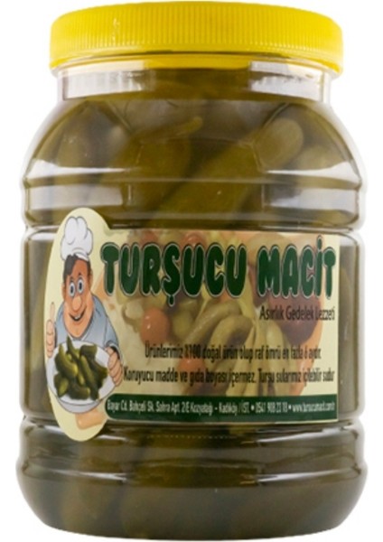 Turşucu Macit Çubuk Salatalık Turşusu 1 kg