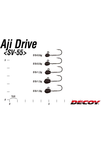 Decoy Sv-55 Aji Drive Jighead
