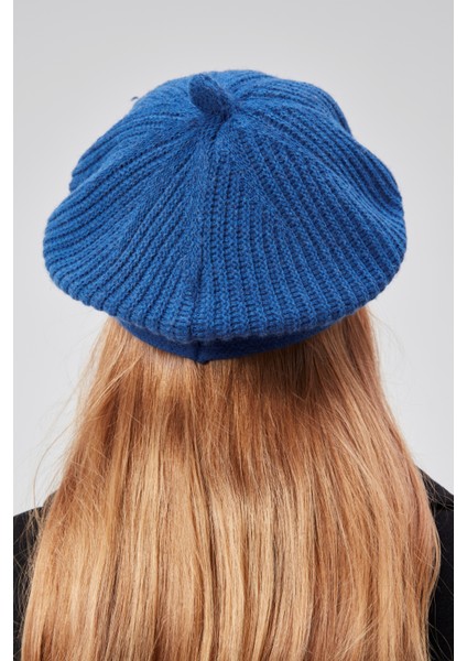 Kadın Kışlık Şık Fransız Ressam Düz Örgü Bere Şapka indirimleri