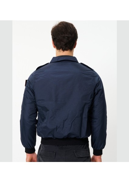 SYK_88L Yakalı Lacivert Kumas Pilot Montu indirimleri