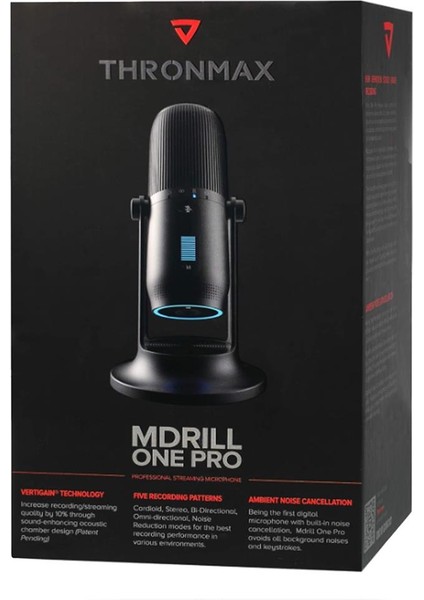 Mdrill One (M2G) Profesyonel Hd Çekimler Için (48 Khz) Stüdyo Kalitesinde Kondansatörlü Mikrofon