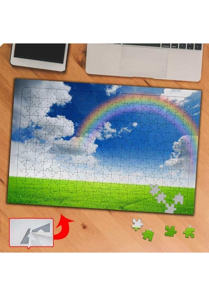 Gökyüzündeki Gökkuşağı Manzarası 240 Parça Puzzle YAPBOZ-KS70117