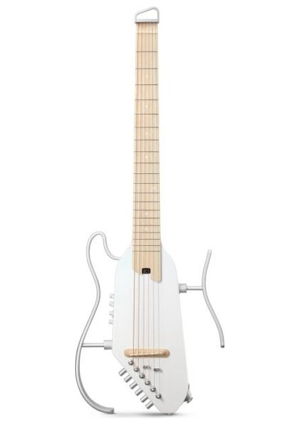 Hush-I Pro Elektro Akustik Gitar (Beyaz)