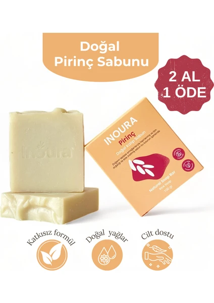 Doğal Pirinç Sabunu (100 gr)