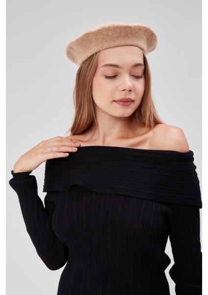 Kep Kadın Sanatçı Ressam Şapkası Klasik Fransız Bere Moda Sanatçı Şapkası Bere Keçe Fransız Şapka fırsatları