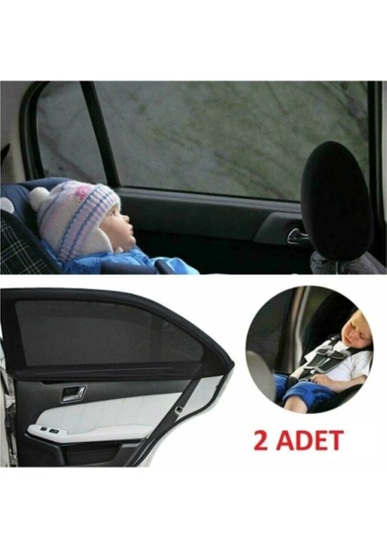 Hyundai Getz (2002-2009) Uyumlu 2 Adet Oto Yan Cam Güneşliği, Arka Cam Güneşliği/Perde