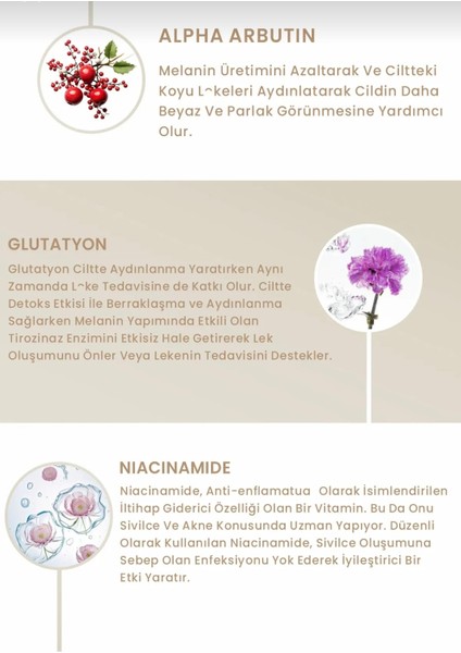 Cilt Beyazlatıcı Aydınlatıcı Glutatyonlu Leke Karşıtı Krem Genital Bölge Koltuk Altı Dirsek 50ML